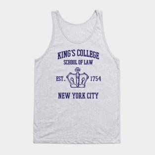 HAMILTON BROADWAY MUSICAL King's College School of Law Est. 1754 Greatest City in the World Tank Top